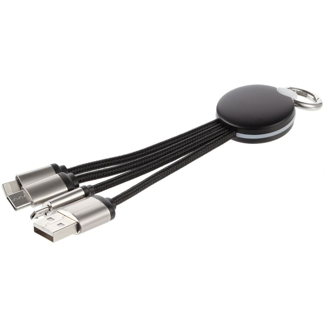 Кабель-брелок с подсветкой логотипа Lite Omniline Кабель-брелок с подсветкой логотипа Lite Omniline