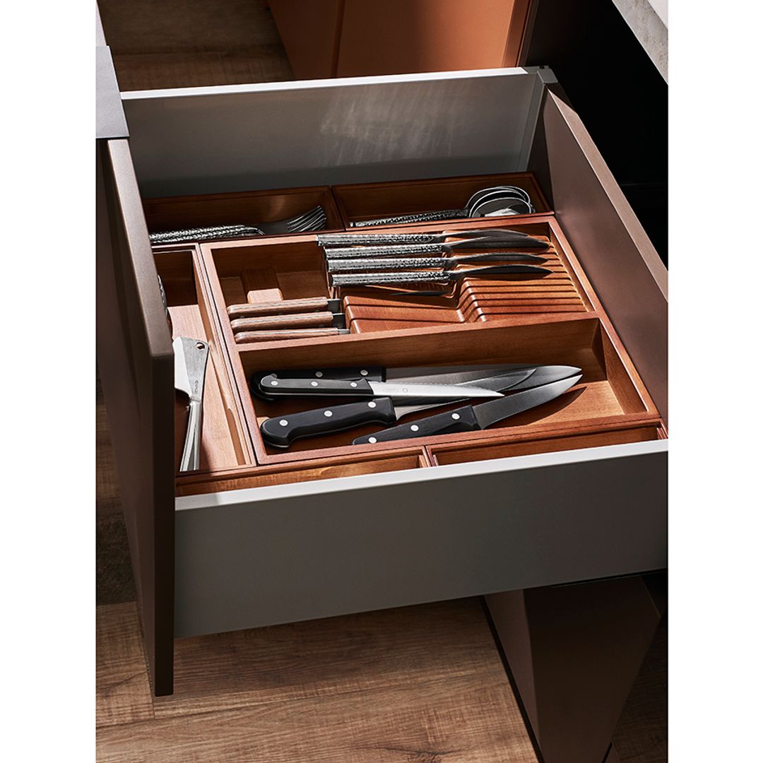 Органайзер для столовых приборов с держателем для ножей Bambox (30х38 см) Органайзер для столовых приборов с держателем для ножей Bambox (30х38 см)