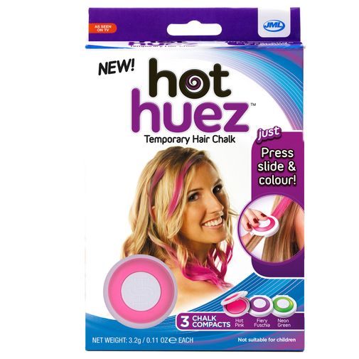 Цветные мелки для волос Hot Huez (4 шт) Цветные мелки для волос Hot Huez (4 шт)