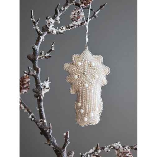 Набор елочных украшений Christmas pearls из коллекции New Year Essential, 4 шт.