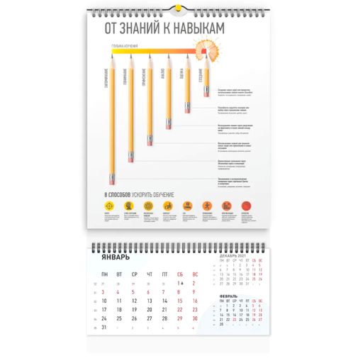 Концепт-календарь Саморазвитие 2022