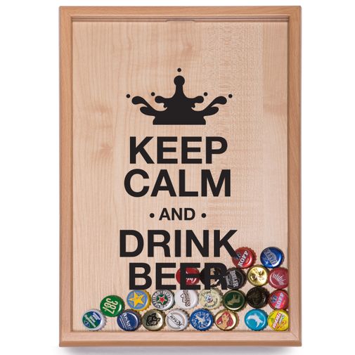 Копилка для пивных крышек Keep Calm And Drink Beer