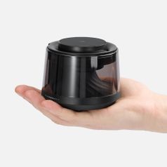 Bluetooth-колонка с подсветкой и беспроводной зарядкой Quantium (черный)