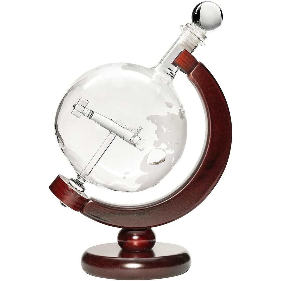 Декантер для напитков Самолет с бокалами (2 шт) Декантер для напитков Самолет с бокалами (2 шт)