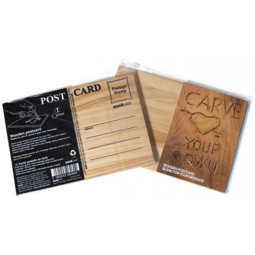 Деревянная открытка Carve your own Деревянная открытка Carve your own