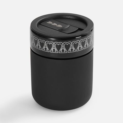 Кружка Nabo с силиконовым держателем (черный) Кружка Nabo с силиконовым держателем (черный)