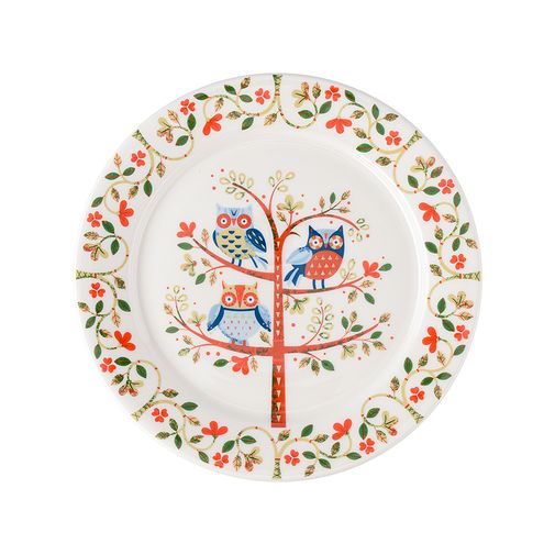 Набор тарелок Owl из коллекции Birds of Paradise (Ø18 см)