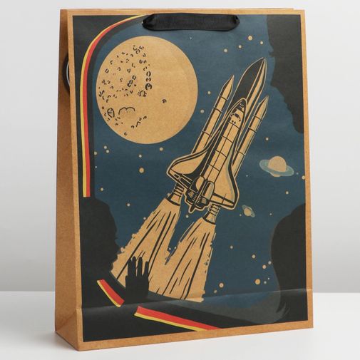 Подарочный пакет Космос (31 х 40 х 12 см)