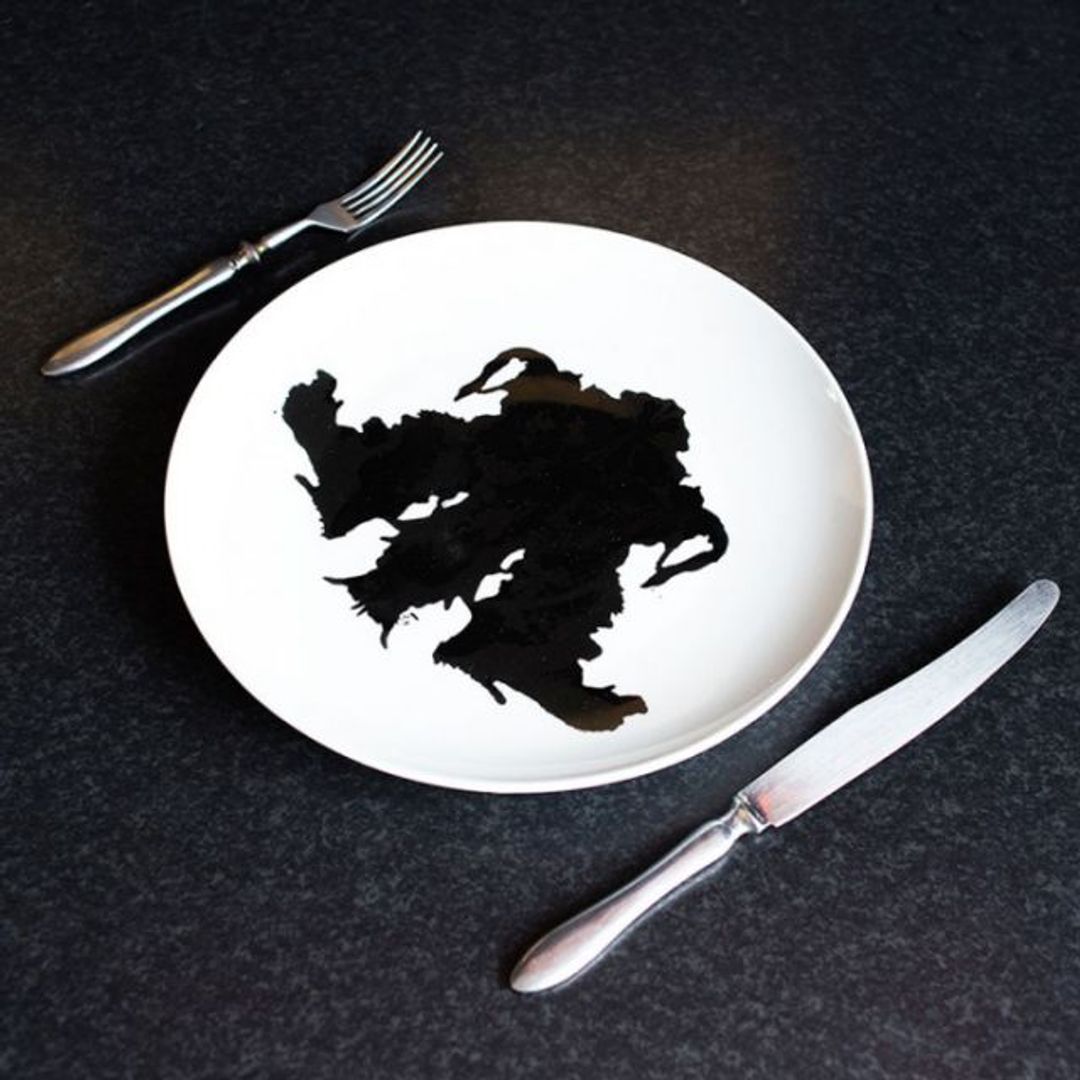 Набор тарелок Ужин С Роршахом Набор тарелок Ужин С Роршахом