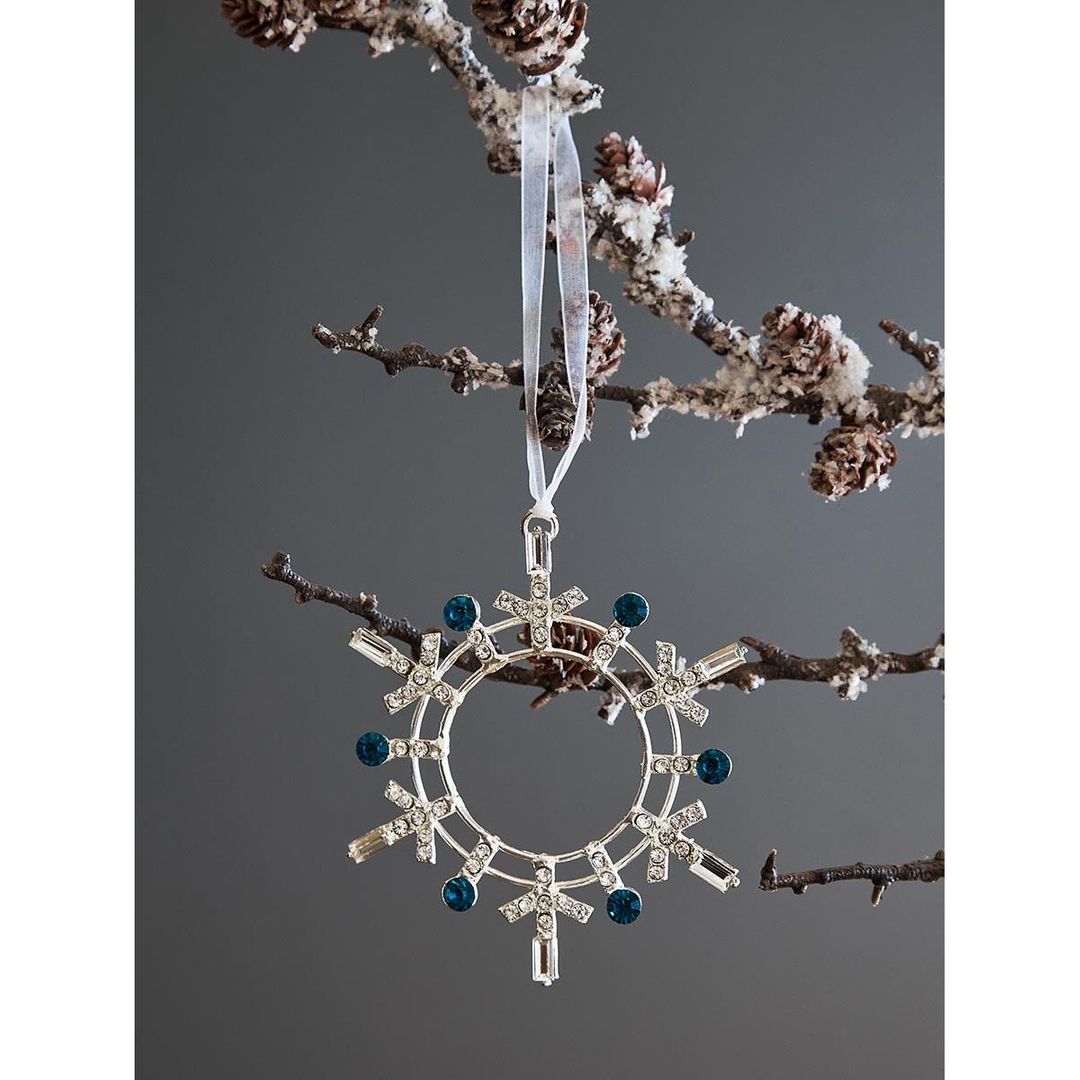 Набор елочных украшений Christmas diamonds из коллекции New Year Essential, 4 шт.