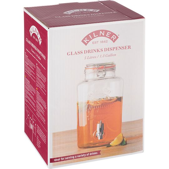 Диспенсер для напитков Kilner Clip Top (5 л)