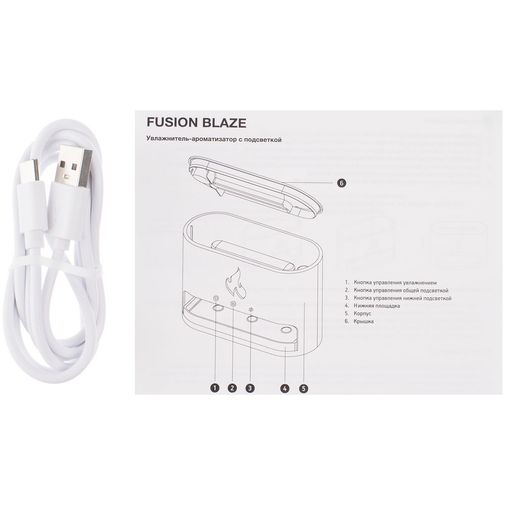 Увлажнитель-ароматизатор Fusion Blaze с имитацией пламени Увлажнитель-ароматизатор Fusion Blaze с имитацией пламени