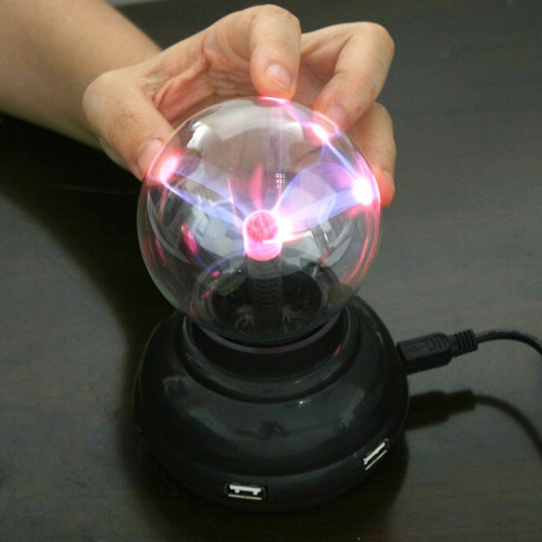 USB Плазменный шар с USB-хабом USB Плазменный шар с USB-хабом