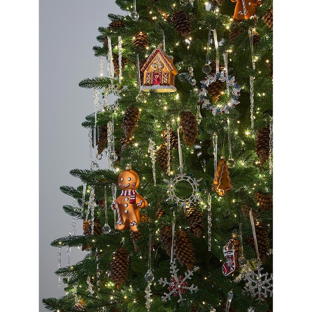 Набор елочных украшений Christmas diamonds из коллекции New Year Essential, 4 шт.