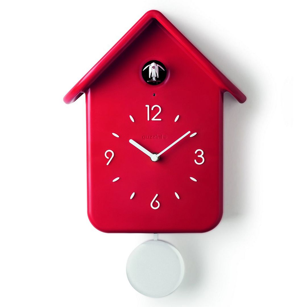 Часы с кукушкой QQ (Красные)
