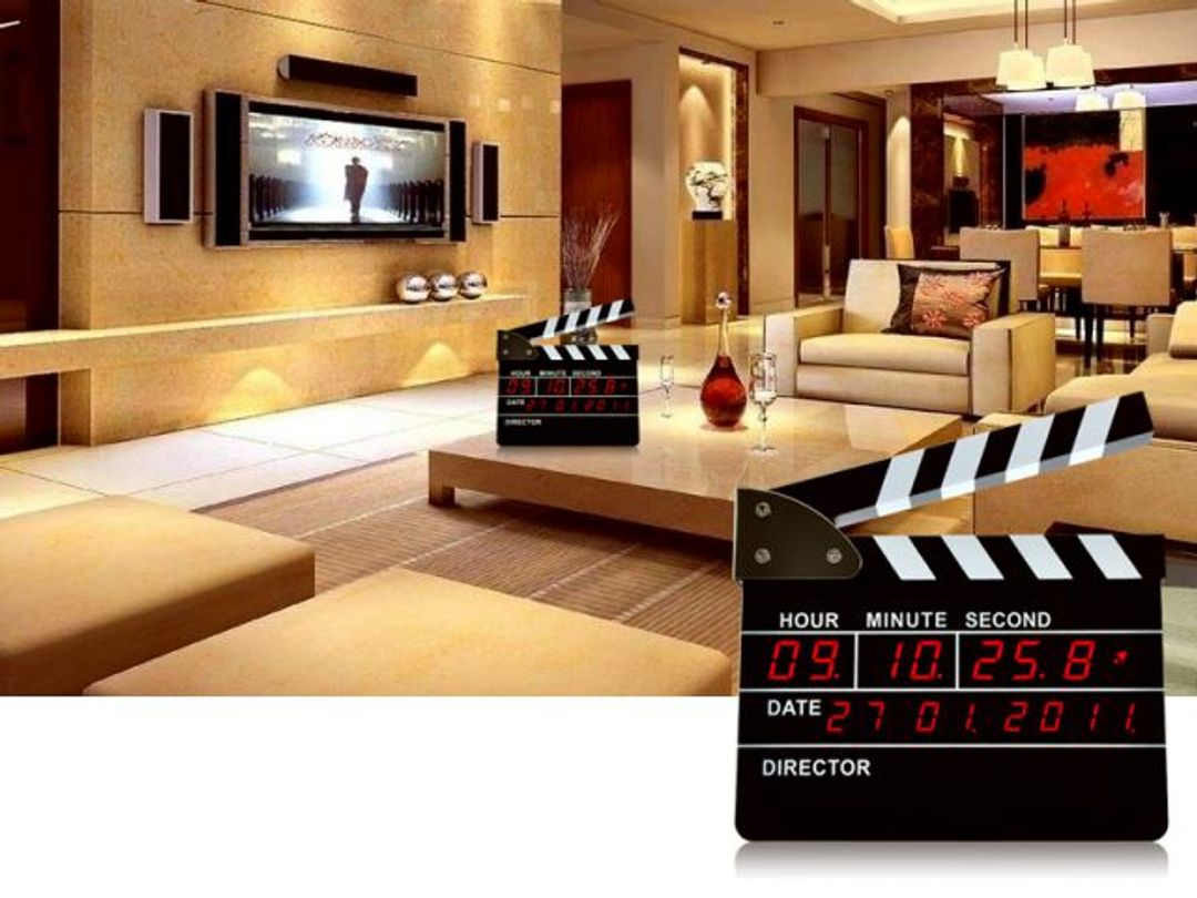 Часы Режиссерская хлопушка Часы Режиссерская хлопушка