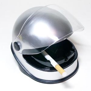 USB Пепельница Серебряный Шлем