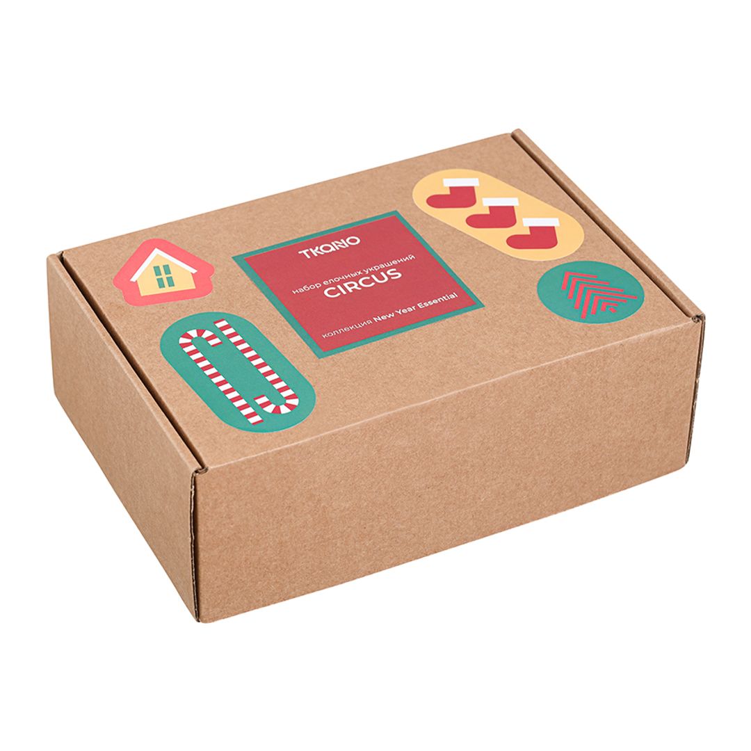 Набор елочных украшений Circus из коллекции New Year Essential, 3 шт.