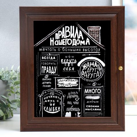 Ключница Правила нашего дома