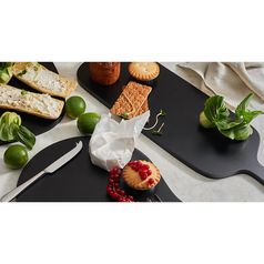Доска сервировочная Rubris (23х70 см, черная)