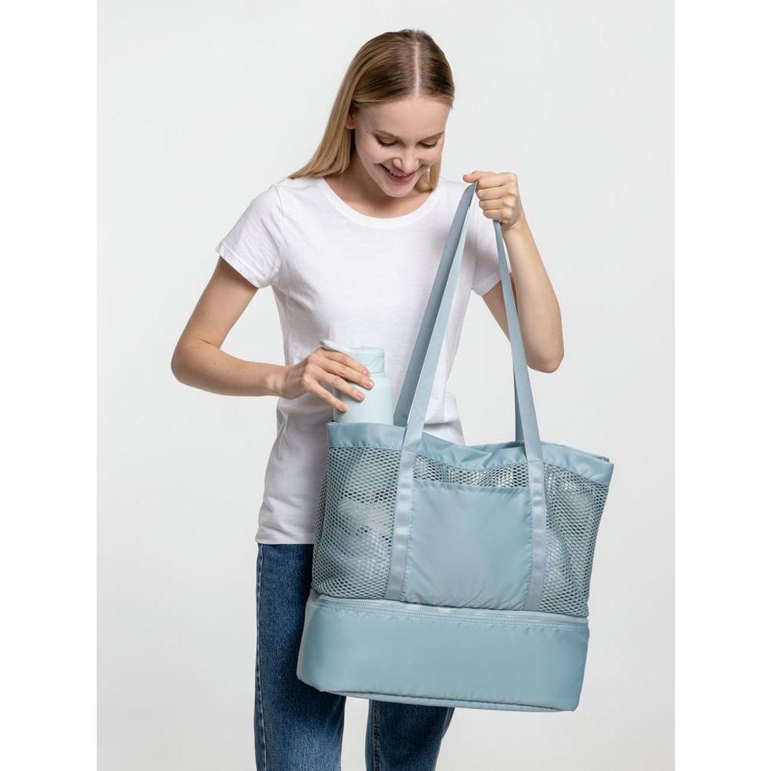 Шопер с термоотделением Verkko (Серо-голубой) Шопер с термоотделением Verkko (Серо-голубой)