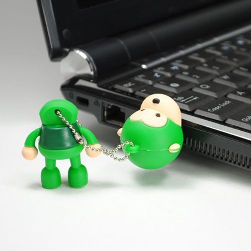 Флешка Обезьянка 8 Гб (Зеленый) Использование Флешка Обезьянка 8 Гб (Зеленый) Использование