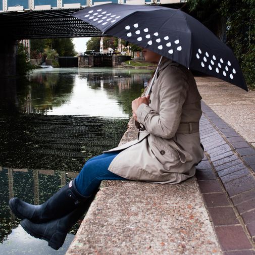 Зонт, меняющий цвет