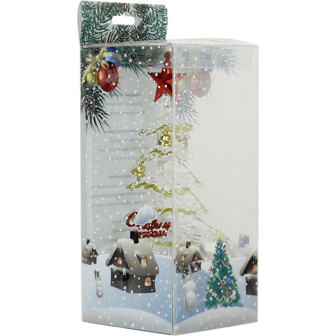 Светящаяся новогодняя елочка с музыкой