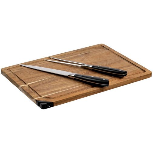 Набор для мяса Slice Twice с ножом-слайсером и вилкой Набор для мяса Slice Twice с ножом-слайсером и вилкой