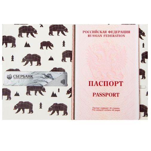 Обложка для паспорта Bumaga Bear Обложка для паспорта Bumaga Bear