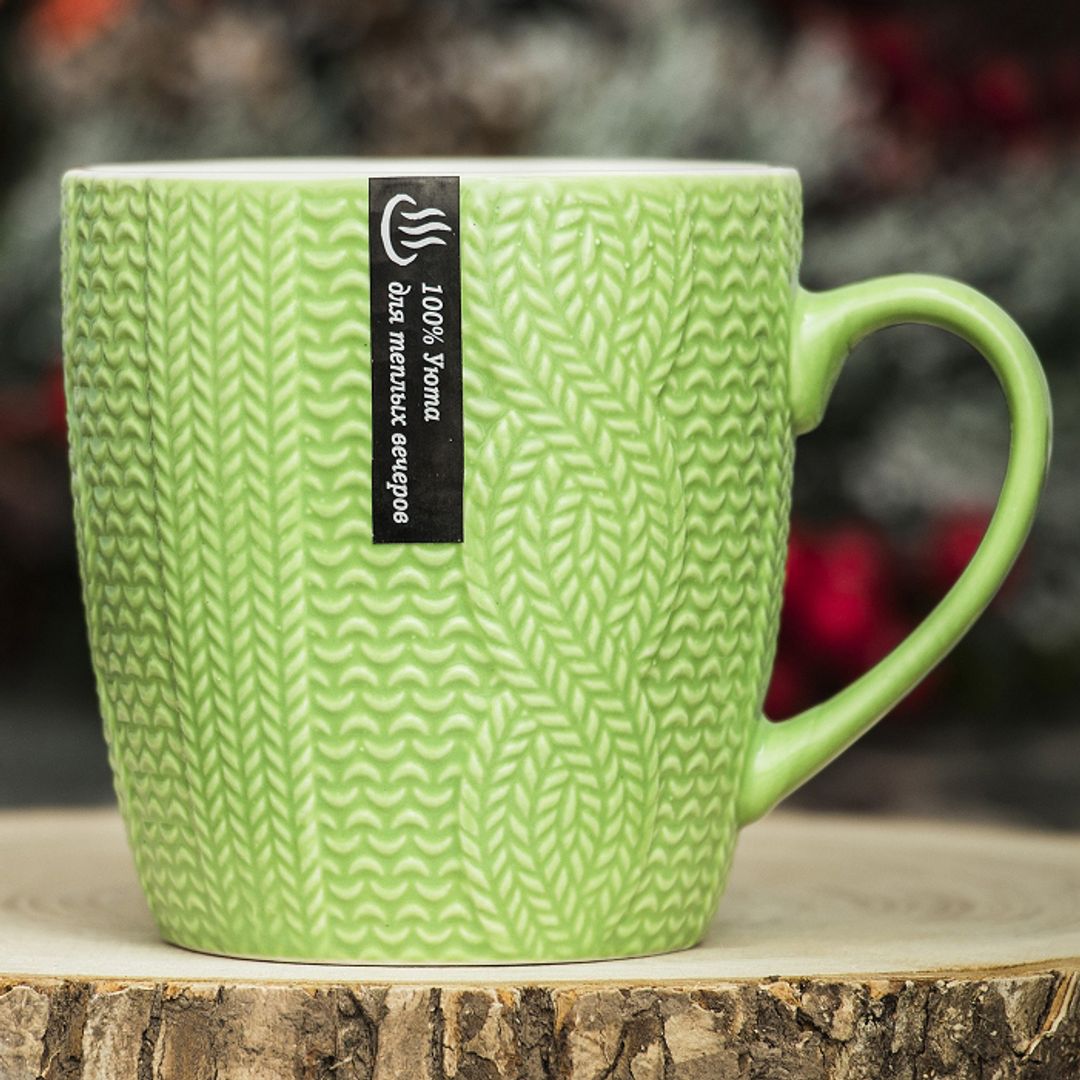 Вязаная кружка Для теплых вечеров Вязаная кружка Для теплых вечеров