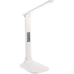 Настольная лампа с часами и календарем Office Torch ver.2 (белый)
