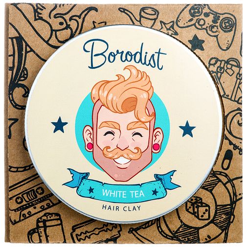 Глина для волос Borodist White Tea Глина для волос Borodist White Tea