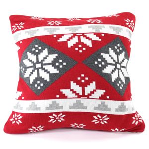 Подушка с орнаментом Christmas story