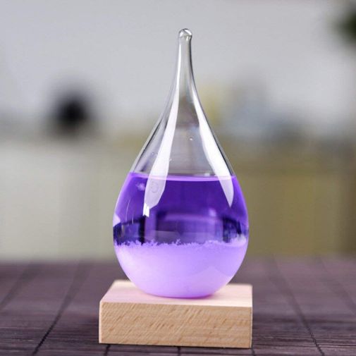Предсказатель погоды Storm Glass Drop с подсветкой