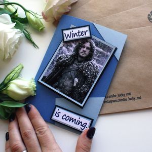 Открытка Игра Престолов Джон Сноу Открытка Игра Престолов Джон Сноу