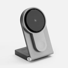 Складная станция беспроводной зарядки transForm (серый металлик)