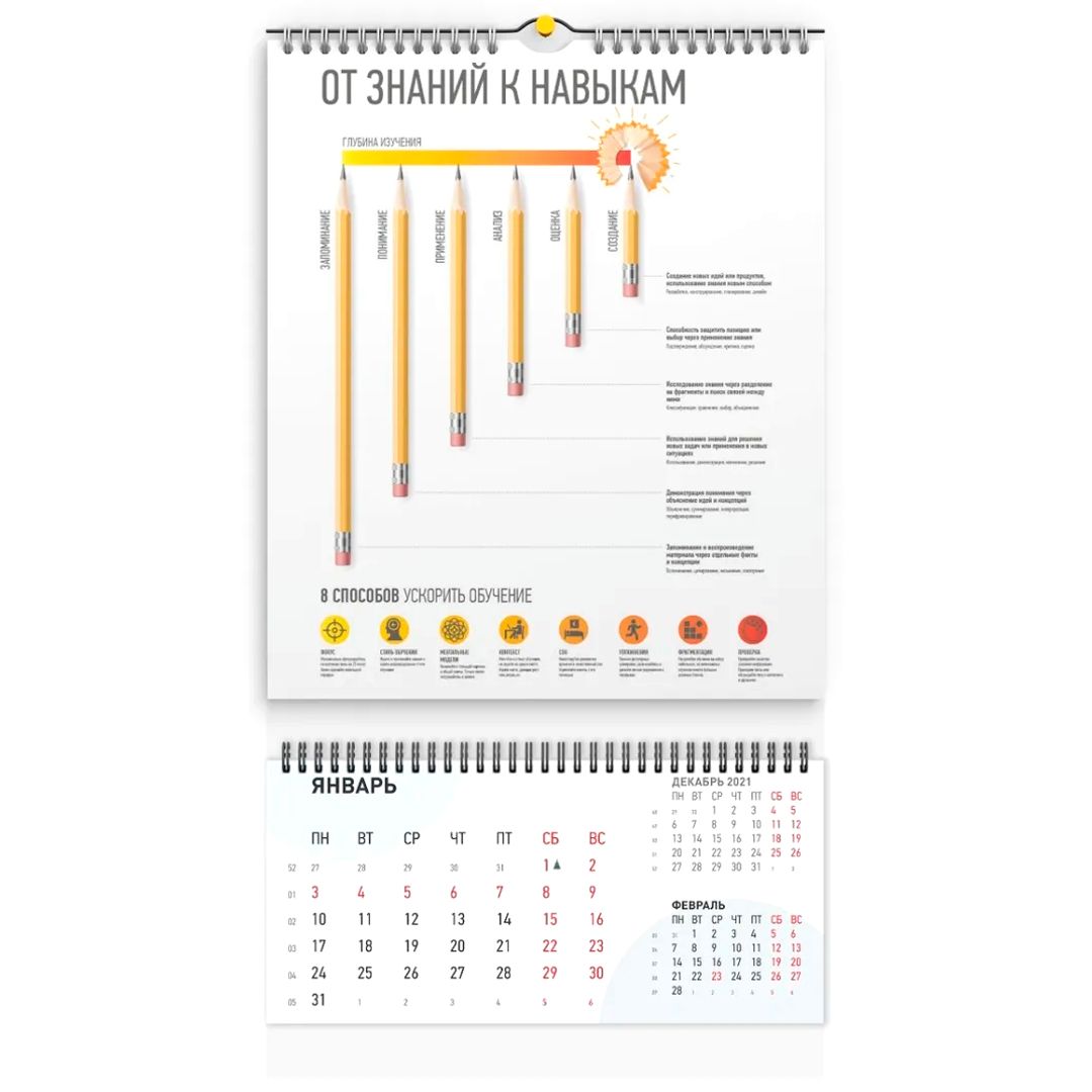 Концепт-календарь Саморазвитие 2022