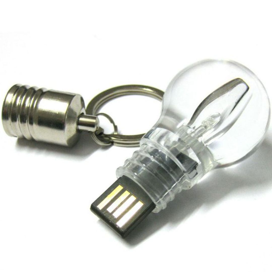 Флешка Лампа накаливания 8 Гб Со снятой крышкой