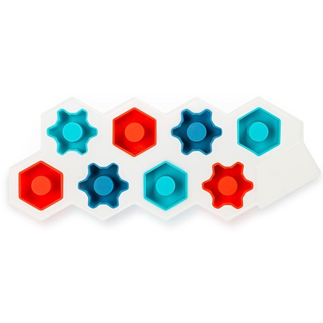 Форма для льда Шестеренкус Сине-красно-голубой