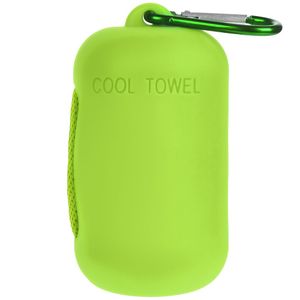 Охлаждающее полотенце Narvik в силиконовом чехле (зеленое яблоко) Охлаждающее полотенце Narvik в силиконовом чехле (зеленое яблоко)