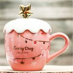 Кружка Новогодняя звезда (Розовая)