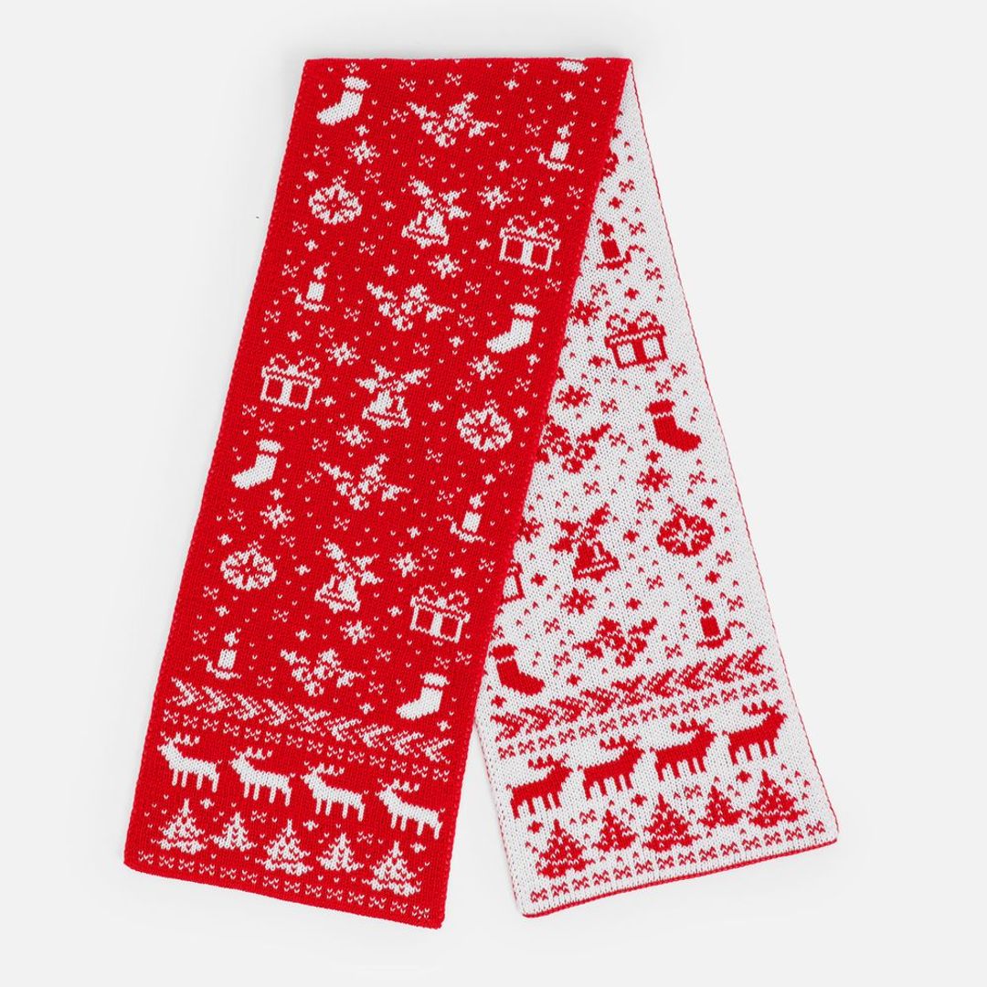 Шарф Holidale (красный с молочным) Шарф Holidale (красный с молочным)