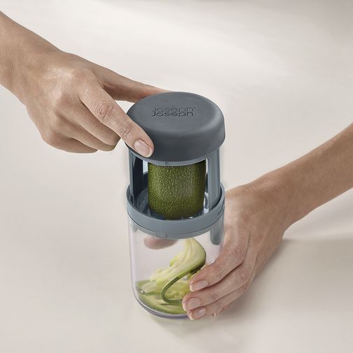 Терка спиралайзер с тремя лезвиями и контейнером для хранения Spiro