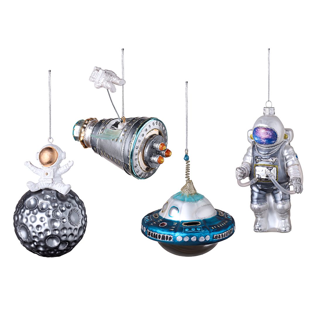 Набор ёлочных украшений Cosmic Saga (4 шт) Набор ёлочных украшений Cosmic Saga (4 шт)