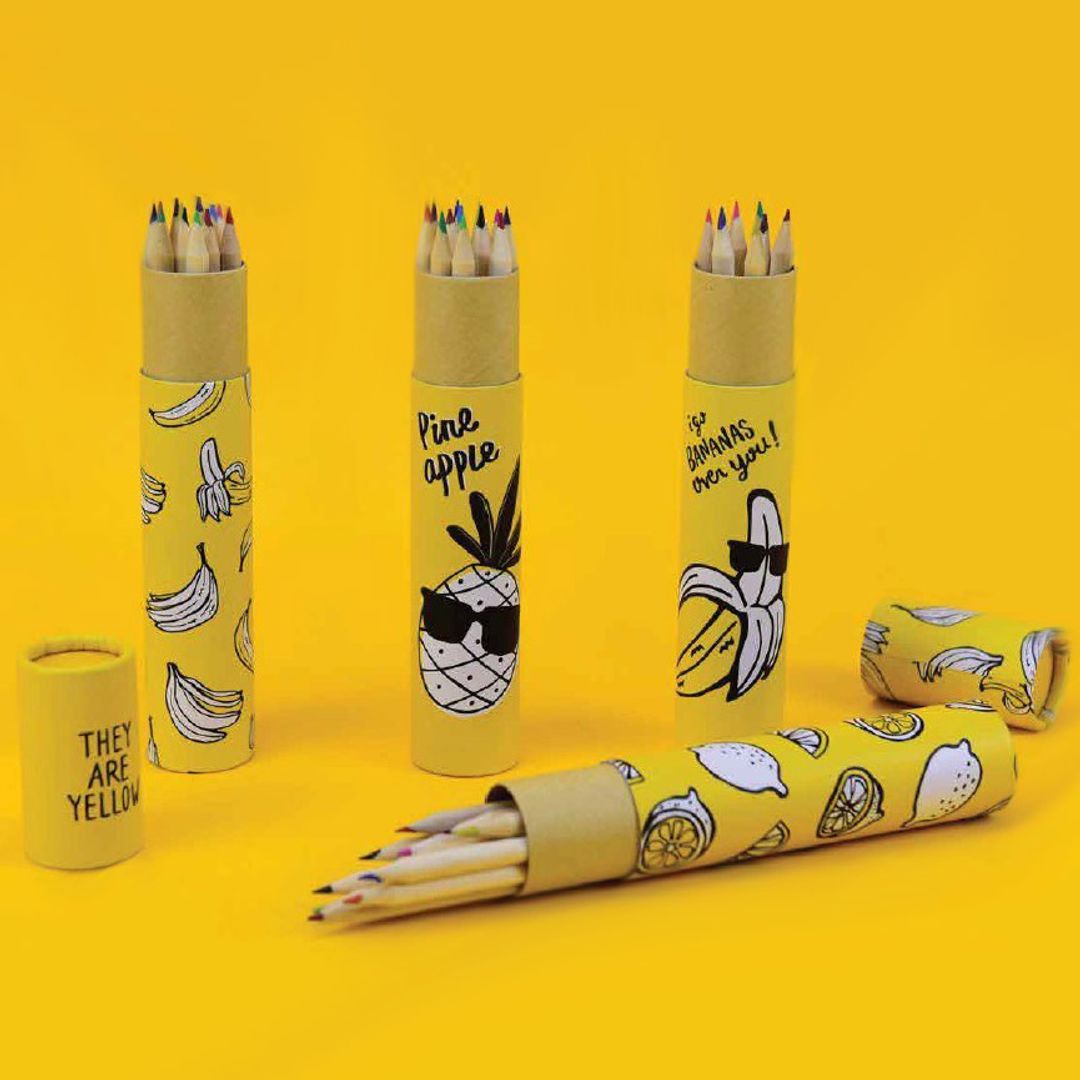 Набор карандашей Желтые фрукты They are yellow
