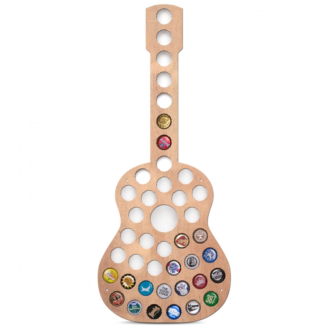 Копилка для пивных крышек Гитара Beer bank Копилка для пивных крышек Гитара Beer bank