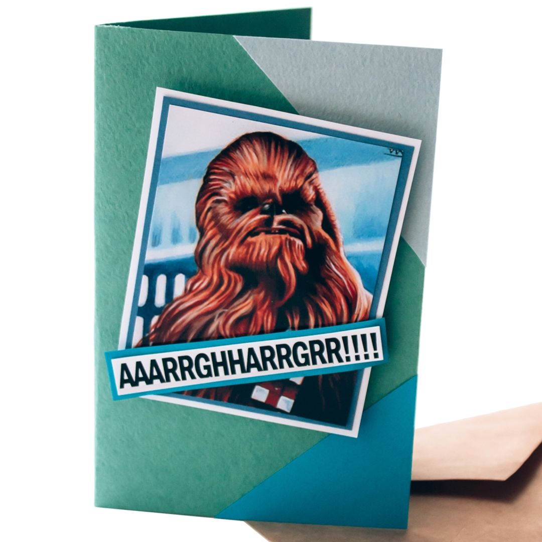 Открытка Star Wars Чубакка Chewbacca Открытка Star Wars Чубакка Chewbacca