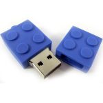 Флешка Лего 8 Гб (Синяя)
