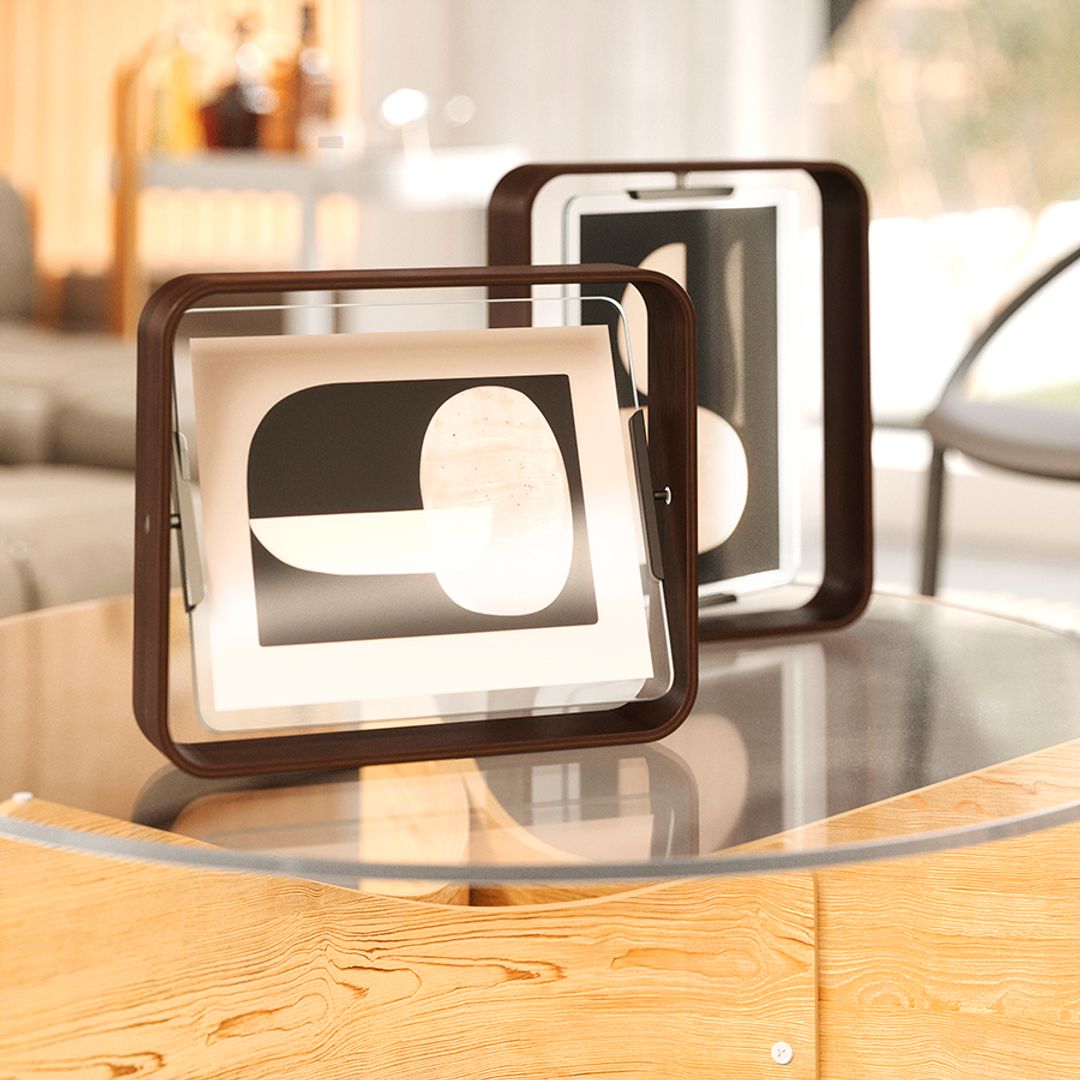 Фоторамка двухсторонняя Bellwood орех (26х31 см)